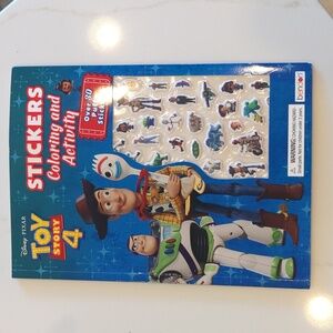 Toy Story 4 Coloring and Activity Book with Stickers